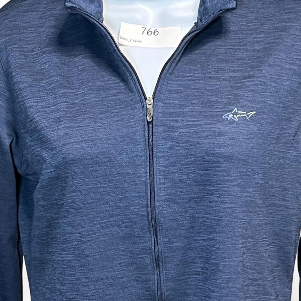 🦈 Greg Norman Women's Full Zip Performance Jacket - Navy Blue Size S - Picture 2 of 6